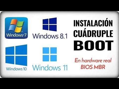 Instalación cuádruple boot